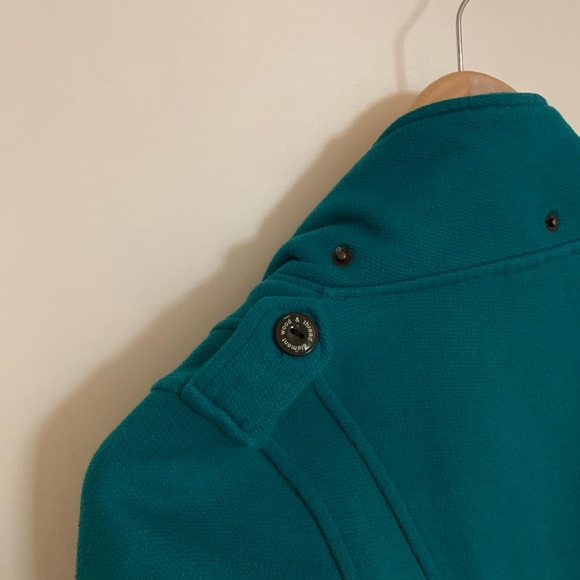 Teal Double-Breasted Jacket - Picture 6 of 8